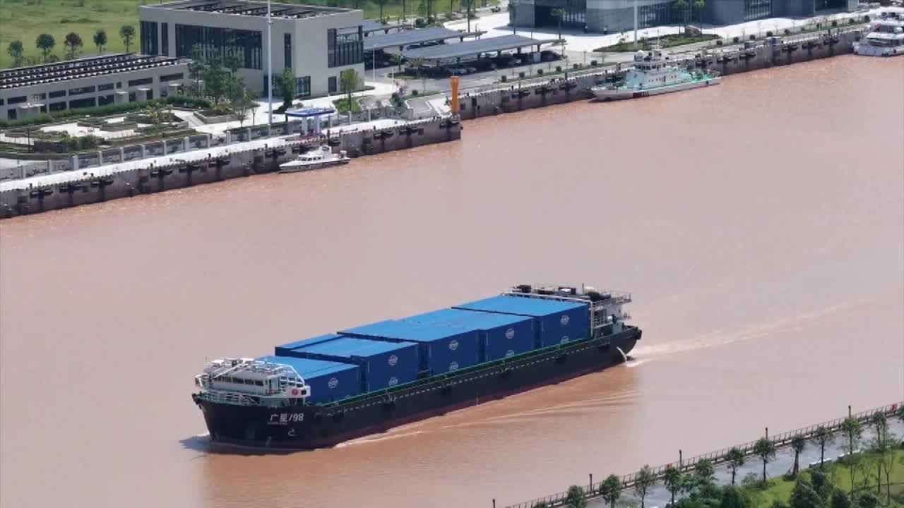 8499123_平陸運河通航 桂貨出海提速 俯瞰神州 - 截图6