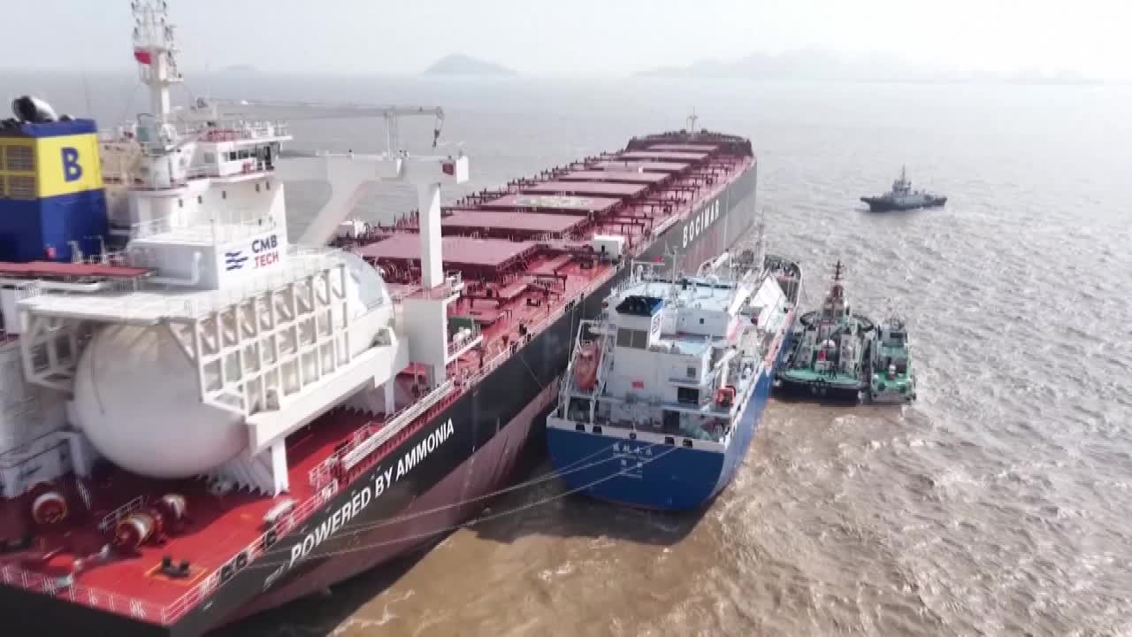 8503627_浙江舟山港 綠色氨加注成功 done - 截图5